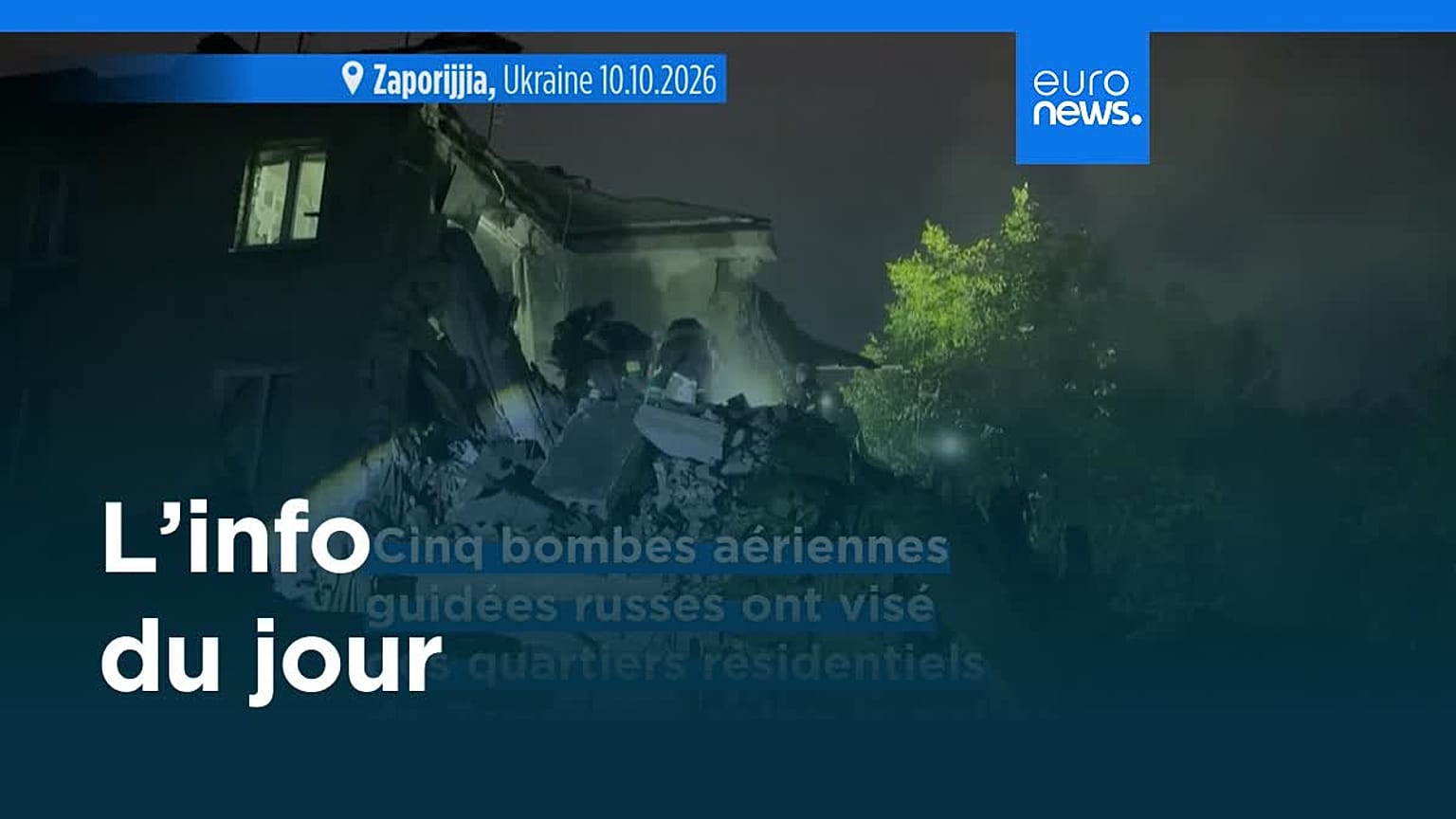 L’info du jour | 10 octobre 2026 - Soir