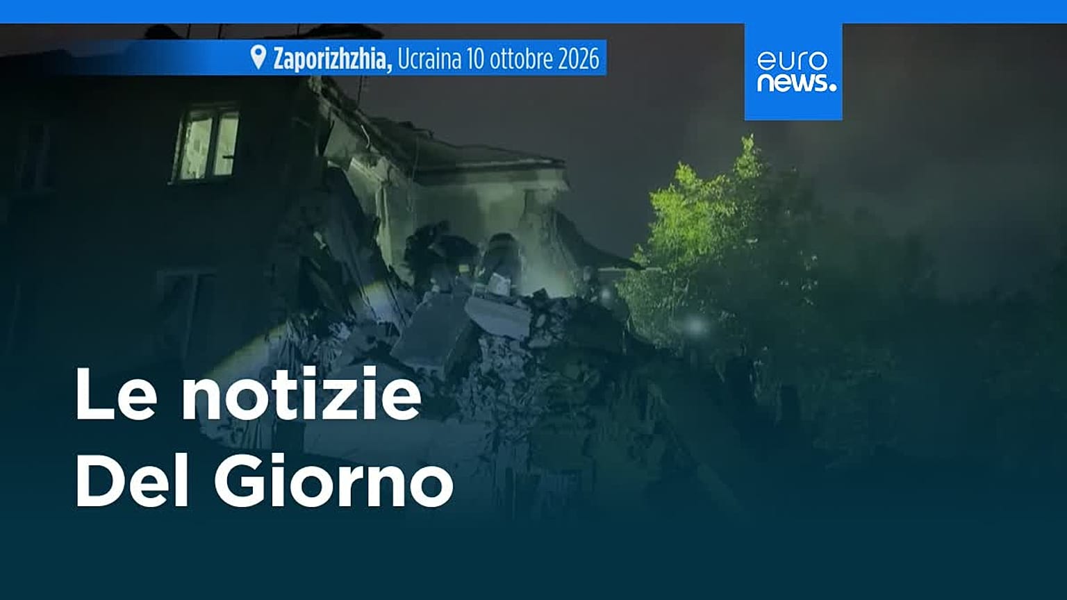 Le notizie del giorno | 10 ottobre 2026 - Serale