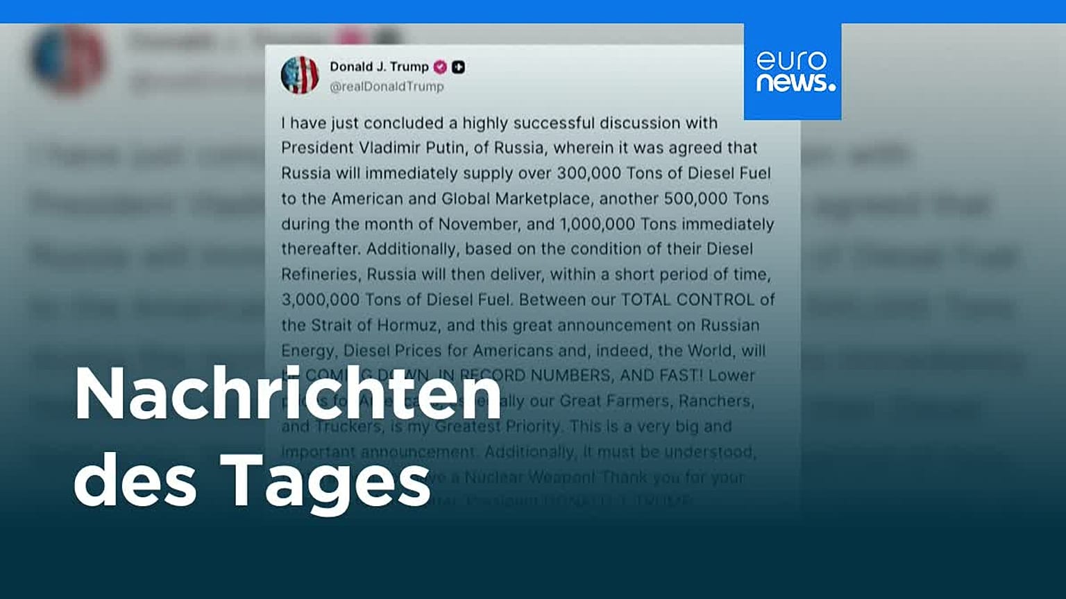 Nachrichten des Tages | 11. Oktober 2026 - Morgenausgabe