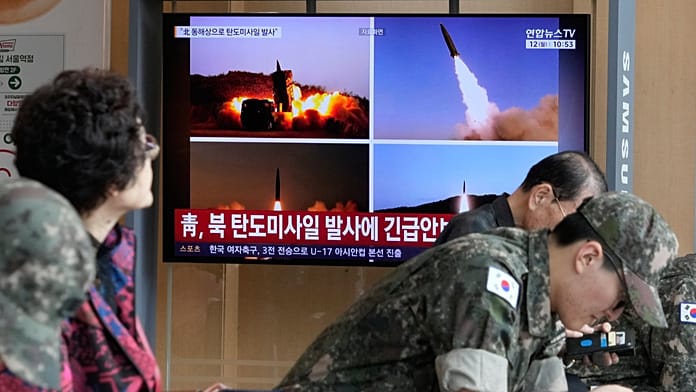 North Korea fires 'several ballistic missiles' into Sea of Japan, Seoul's military says