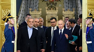 دیدار ولادمیر پوتین و مسعود پزشکیان