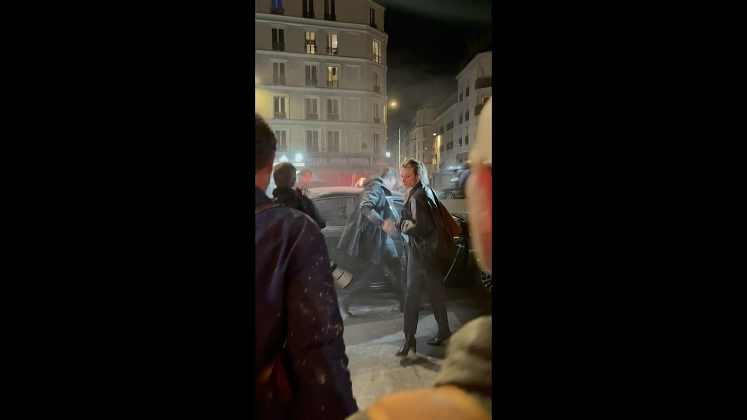 Footage shows Glucksmann covered in flour after winning French left-wing presidential primary