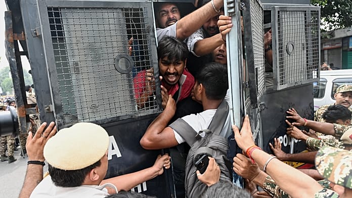 Opposition figures and journalists allege police abuses during India protests