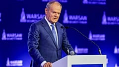 Donald Tusk podczas Warsaw Security Forum 2026