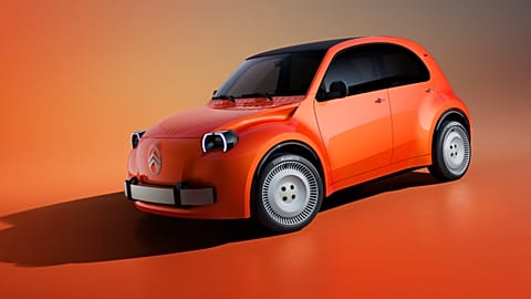 Citroën’s new 2CV Concept, inspired by its iconic ancestor.