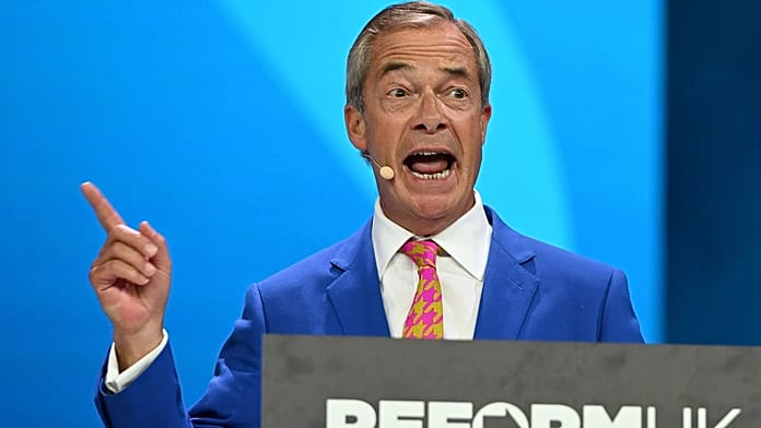 Hard-right Reform party pledges to suspend UK asylum system for up to five years if elected