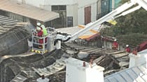 Paris’s oldest covered food market gutted by major overnight fire
