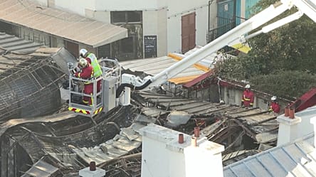 Paris’s oldest covered food market gutted by major overnight fire
