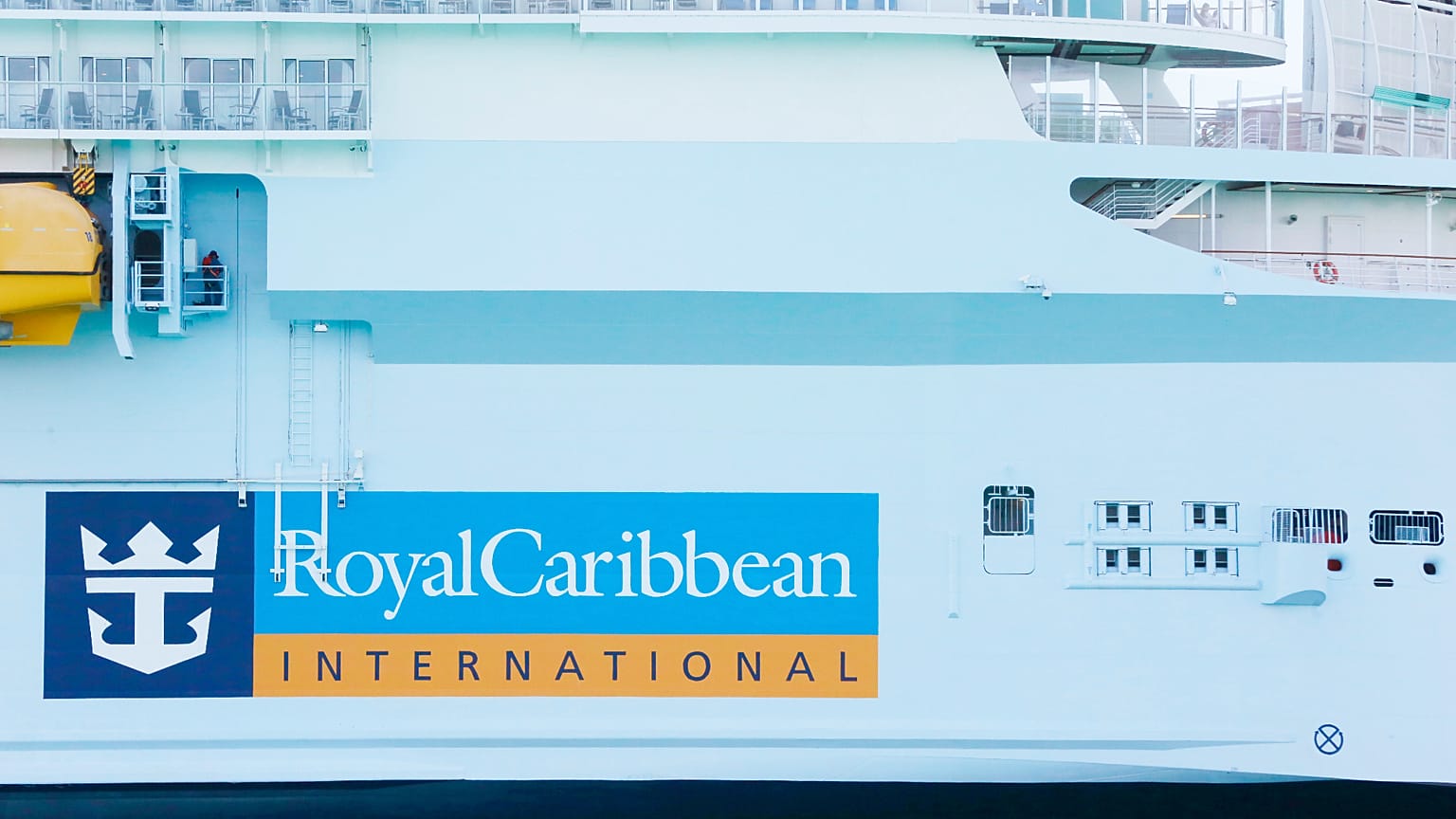 In this March 14, 2020 file photo, a Royal Caribbean International cruise ship is docked at Port Miami.
