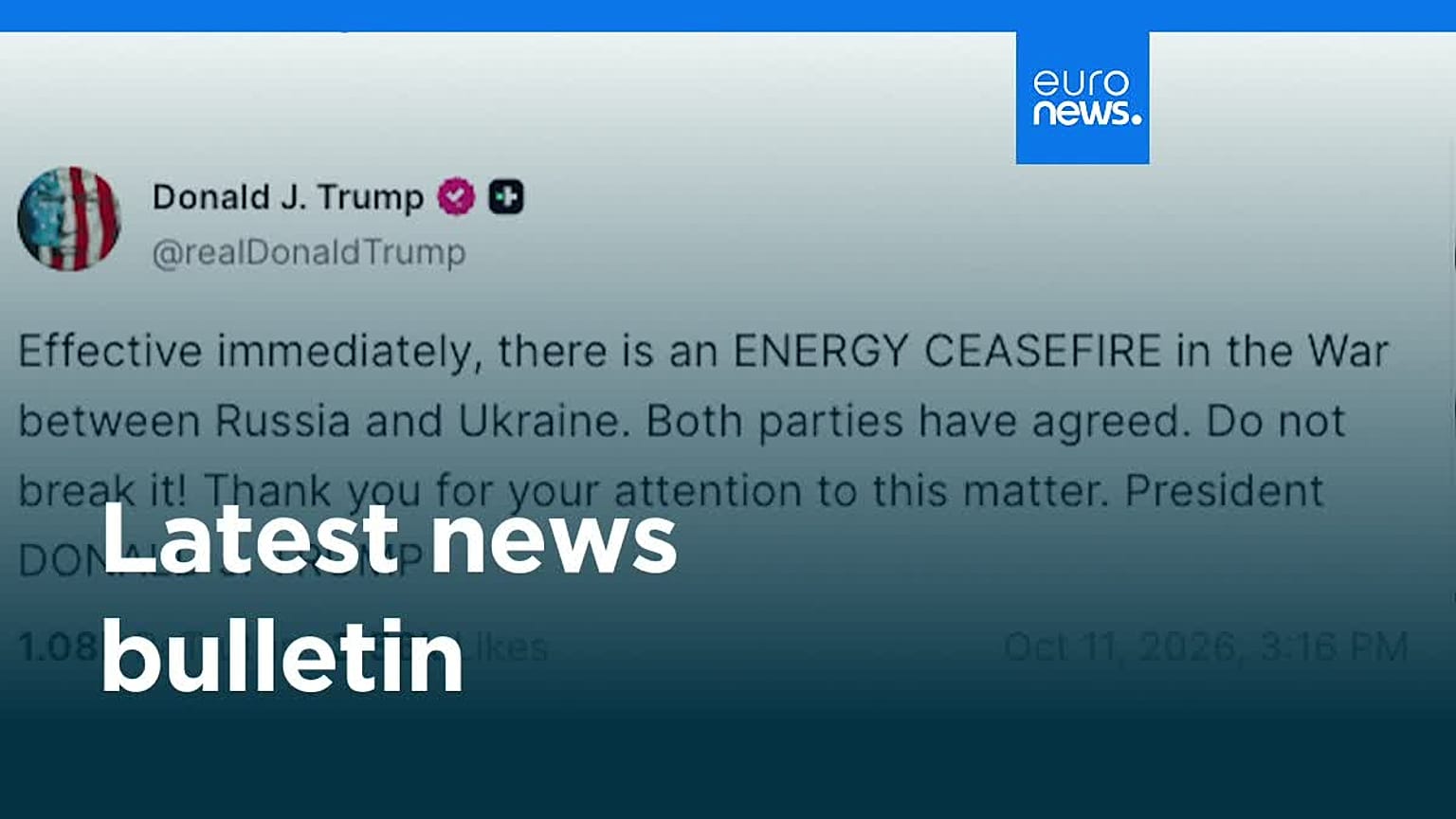 Latest news bulletin | October 12th, 2026 – Evening