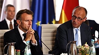 Emmanuel Macron y Friedrich Merz encabezan la «coalición de los dispuestos».