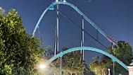 Американские горки в парке Six Flags over Georgia в Остелле, штат Джорджия, 12 октября 2026 года.