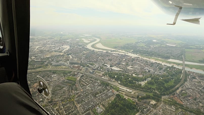 Ohne Fluglärm über Deventer.