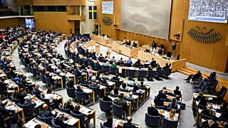 The Swedish parliament votes on new justice legislation in Stockholm, 15 June, 2026