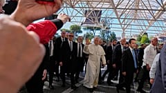Pope Leo XIV arrives at the Agostino Gemelli Polyclinic in Rome, 13 October, 2026