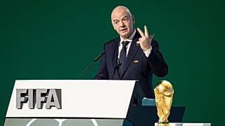 FIFA President Gianni Infantino speaks during the 76th FIFA Congress in Vancouver, British Columbia, Thursday, 30 April, 2026.