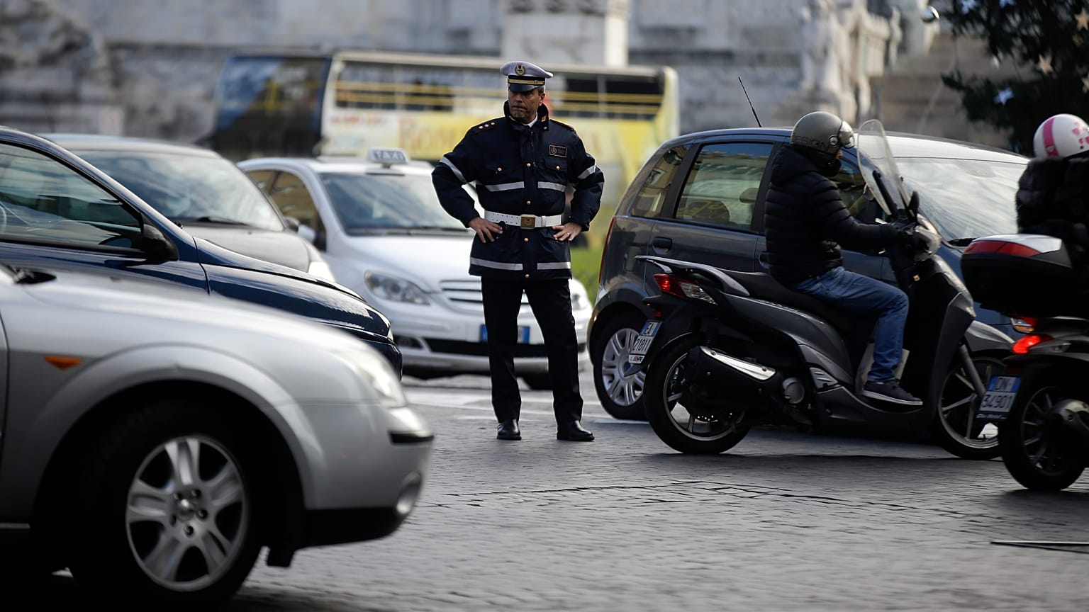 Traffico a Roma - archivio