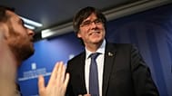 Ex-presidente regional da Catalunha, Carles Puigdemont, fala numa conferência de imprensa em Bruxelas, na quinta-feira, 19 de dezembro de 2019.