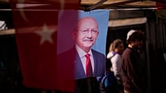 ARŞİV: CHP Genel Başkanı ve 2023 seçimlerinde Millet İttifakı cumhurbaşkanı adayı Kemal Kılıçdaroğlu'nun fotoğrafının bulunduğu bir pankart
