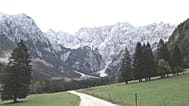 Plano general de los Alpes de Kamnik-Savinja. Zgornje Jezersko, Eslovenia. 11 de octubre de 2026.