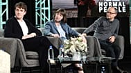 Paul Mescal, Sally Rooney ed Ed Guiney partecipano al panel di Hulu dedicato a "Normal People" durante il Winter 2020 Television Critics Association Press Tour