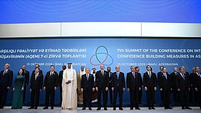 CICA summit leaders group photo, in Baku, 14 October 2026