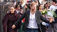 Britain's Prince Harry and Meghan arrive for a visit to The Community Recording Studio in Nottingham, 15 October, 2026