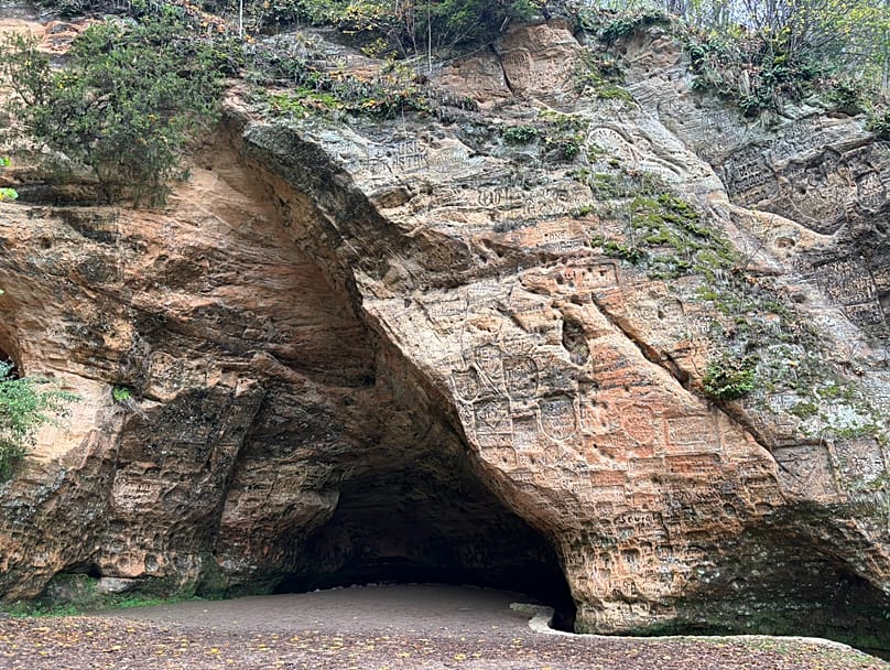 Gutman's Cave is the largest in the Baltics and is associated with the legend of the 'rose of Turaida'