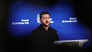 Volodymyr Zelenskyy joined the second day of the EU summit.