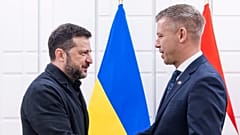 Zelenskyy and Magyar in Brussels 