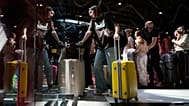 ARCHIVE: Passengers queue to check in at Sheremetyevo International Airport in Khimki, a suburb of Moscow, Russia, on Wednesday, 6 May 2026