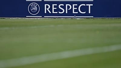 A sign saying &amp;quot;Respect&amp;quot; on a pitch posted on the X account of the Croa