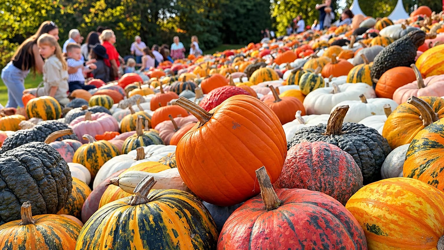 At Pumpkimania, the annual autumn festival near Brussels