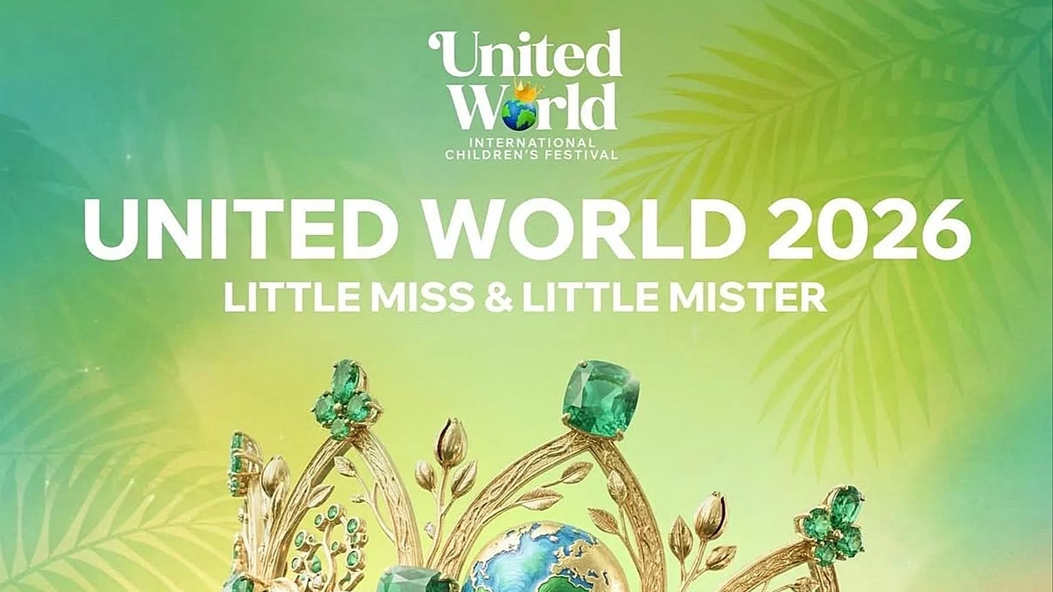 4-13 yaş grubundaki çocukların katılımıyla "Little Miss and Little Mister United World" adlı güzellik yarışması 