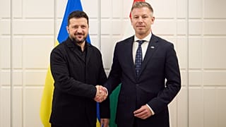 Volodimir Zelenszkij és Magyar Péter - 2026. okt. 16.