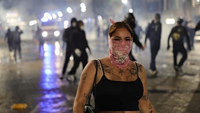 Protestos estudantis na Albânia