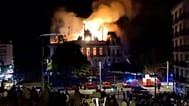 Limoges town hall on fire amid France nationwide protests