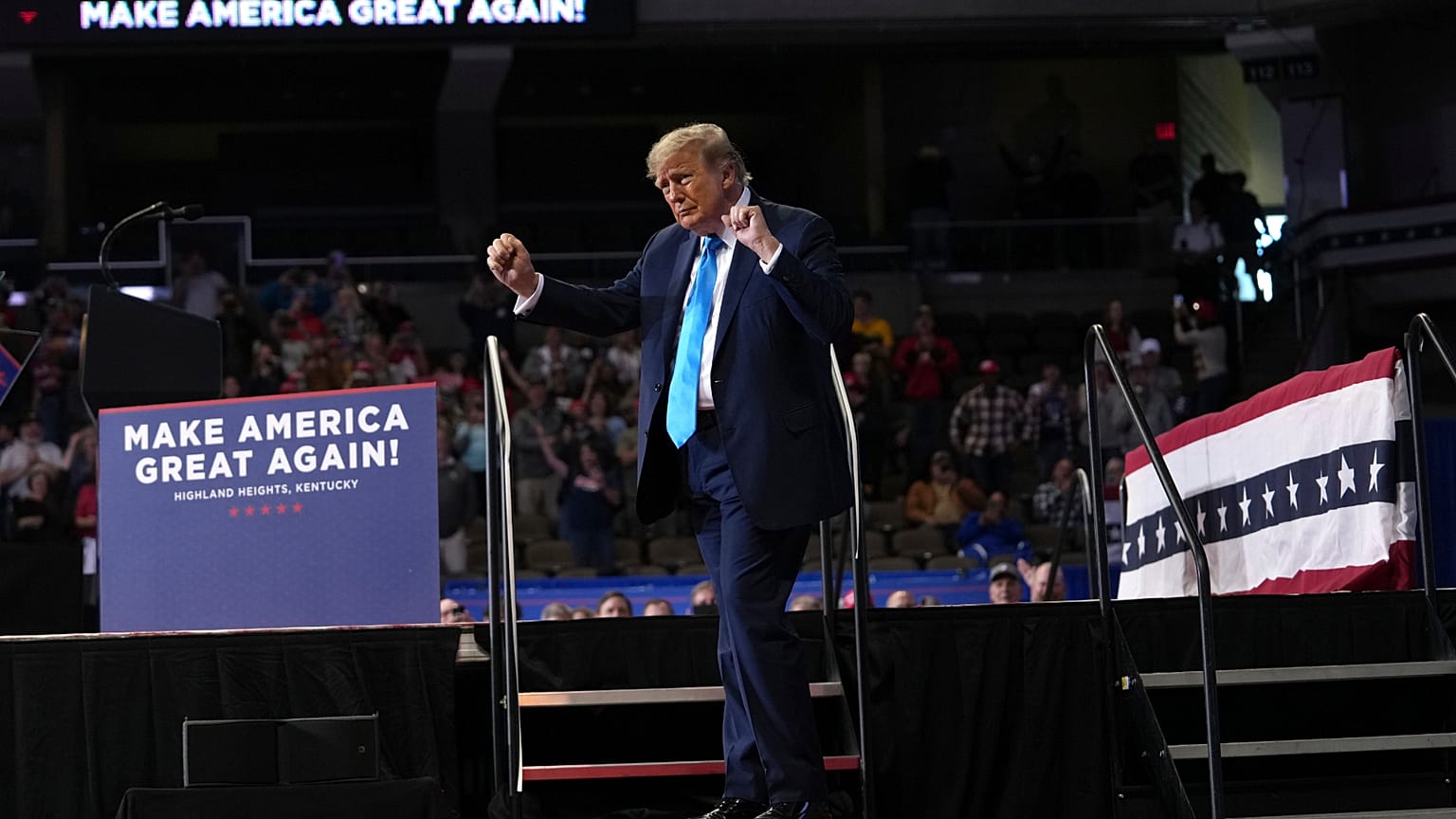 Trump az észak-Kentucky egyetemen, 2026 október 17. 