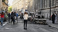 Paris am Tag nach den Protesten 
