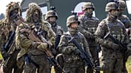 Żołnierze Wojska Polskiego biorą udział w litewsko-polskich ćwiczeniach wojskowych w pobliżu przesmyku suwalskiego, 26 kwietnia 2024 r.