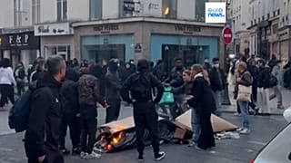 Paris is braced for another tense evening