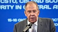 وزير الخارجية الروسي سيرغي لافروف يلقي كلمة في مؤتمر حول الأمن في آسيا الوسطى وأفغانستان في موسكو، الجمعة 16 أكتوبر 2026.