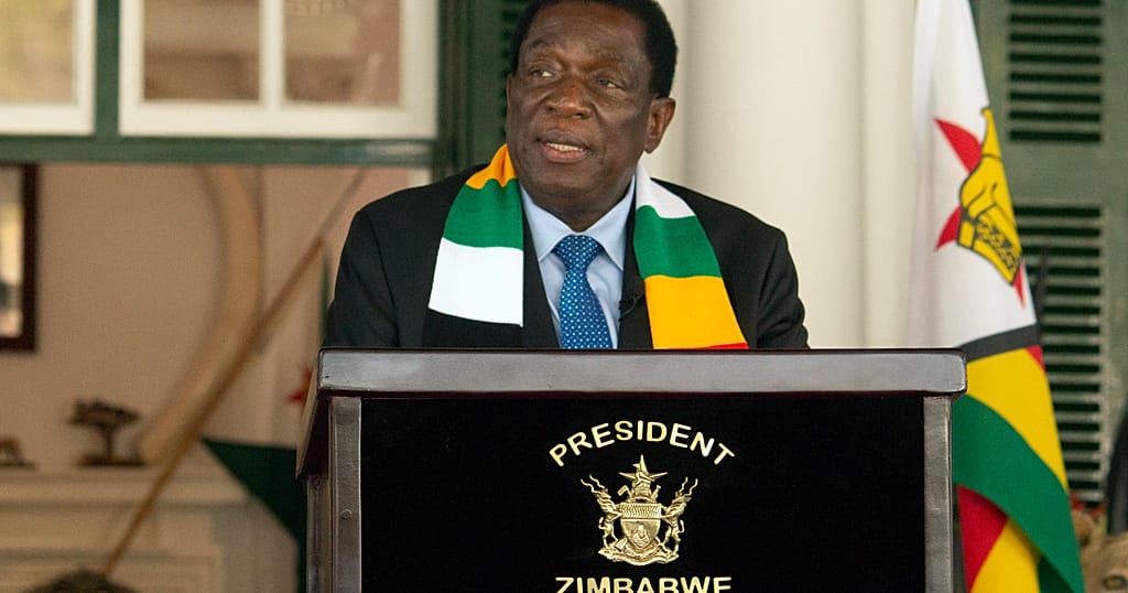 Zimbabwe's ruling party names Mnangagwa as its sole candidate
