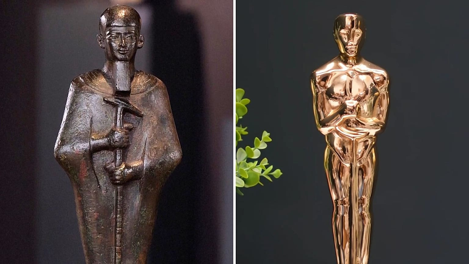 Inspirou um deus egípcio antigo a estatueta dos Óscares?