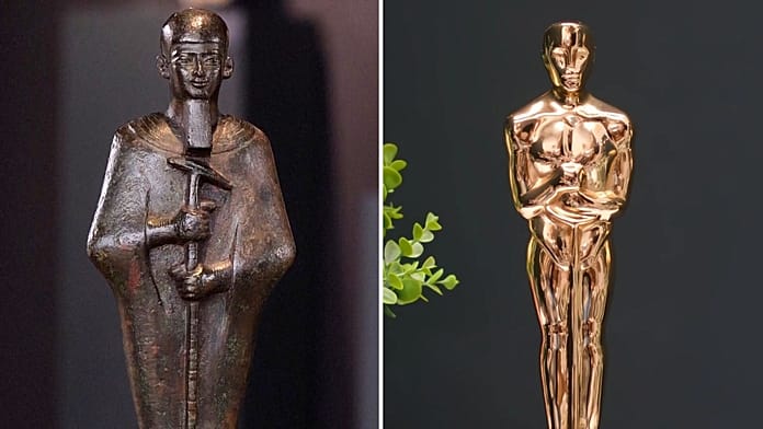 Oscar heykelciğinin tasarımı Antik Mısır tanrısından esinlenmiş olabilir