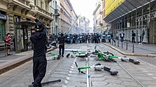 Le violenze a Milano nel fine settimana, sabato 17 ottobre2026.
