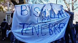 A slogan has become a meme online after links to police attempts to infiltrate student protest groups. 