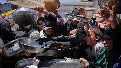 O Programa Alimentar Mundial estima que 500 000 pessoas deixarão de receber ajuda alimentar em Gaza.