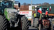 Sud Italia, proteste di autotrasportatori e agricoltori contro il caro carburanti