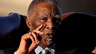 Former president Thabo Mbeki denies ordering cover-up of apartheid-era crimes
